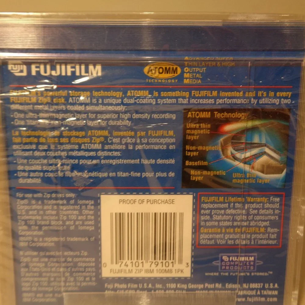 Fujifilm IBM Formatted 100 MB New Zip Disk
